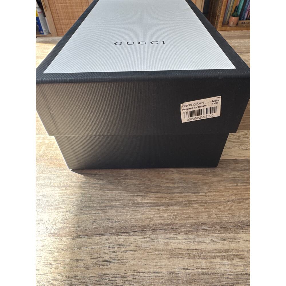 Gucci Sylvie Suede Bow Ballet Flats size 37 - Picture 3 of 9